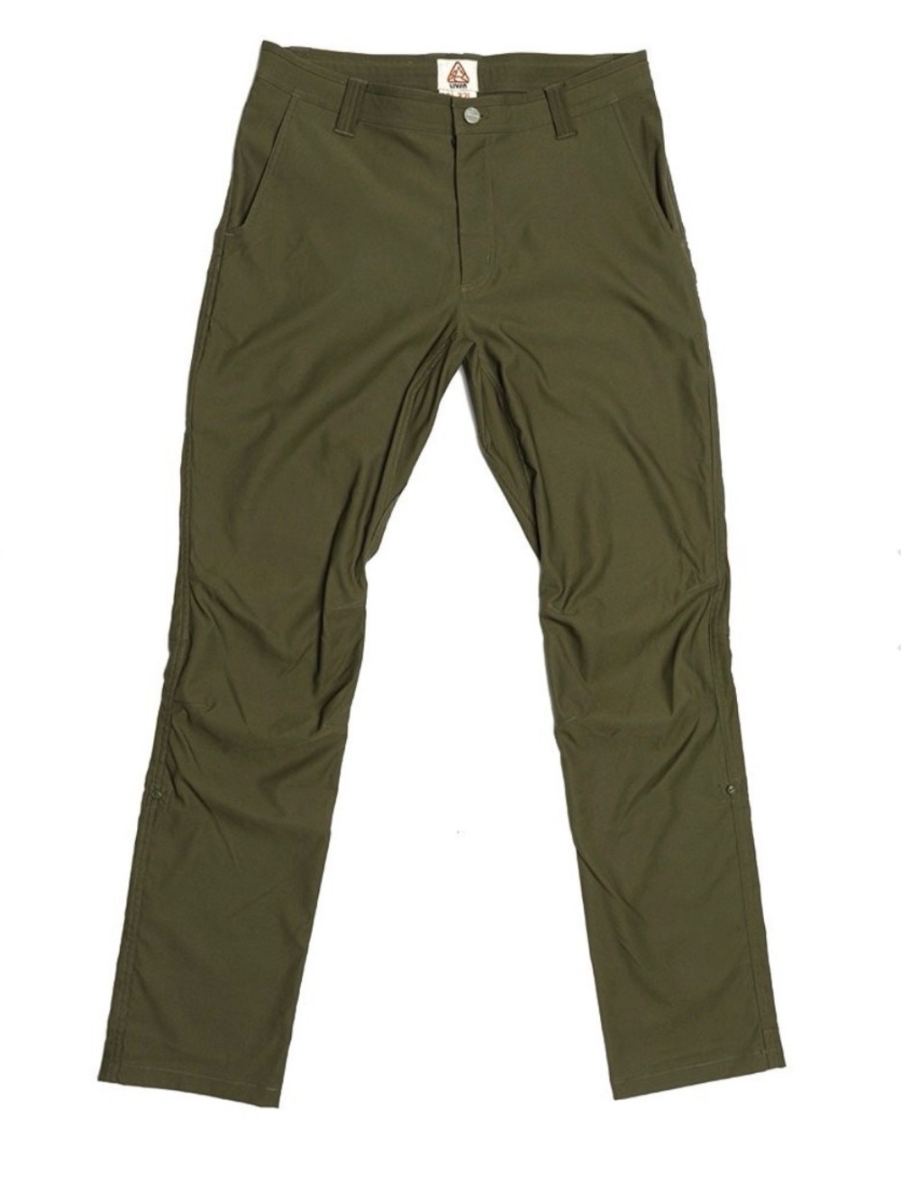 LIVSN Ecotrek Trail Pant Men's Olive 33x32 Recycled Nylon Blend Hiking Climbing